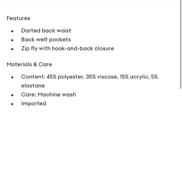 Aritzia Babaton Numero Mid-Rise Slim-Fit Trouser Pants Houndstooth Brown Black 2 - Picture 8 of 10